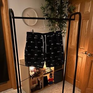 Men's Navy Fish Swim suit